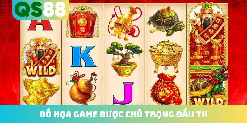 Nổ Hũ Thần Tài - Khám Phá Kho Báu Khổng Lồ Nhận Lộc Phát Tài 3 Đồ họa game được chú trọng đầu tư